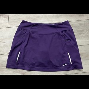 Brooks purple running skort, x-small